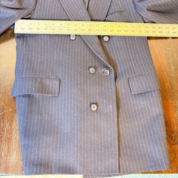 Vintage Brooks Brothers Brooksgate Pin-Striped Blazer USA Made Sports Coat Union - Picture 4 of 13